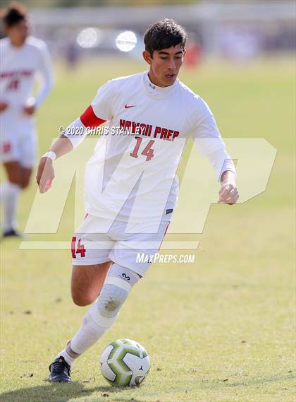 Thumbnail 3 in Arcadia vs. Hawaii Prep (Arizona Soccer Showcase) photogallery.