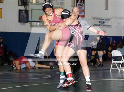 Thumbnail 1 in San Dimas Lady Saints Classic photogallery.