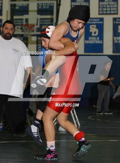 Thumbnail 1 in San Dimas Lady Saints Classic photogallery.