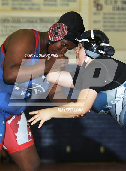 Thumbnail 1 in San Dimas Lady Saints Classic photogallery.