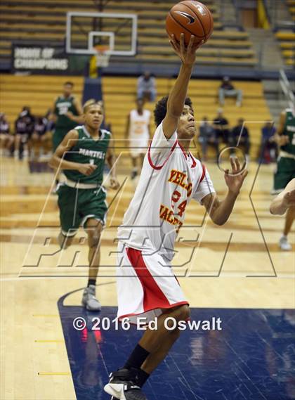 Thumbnail 1 in Manteca vs. Berkeley (MaxPreps MLK Classic) photogallery.