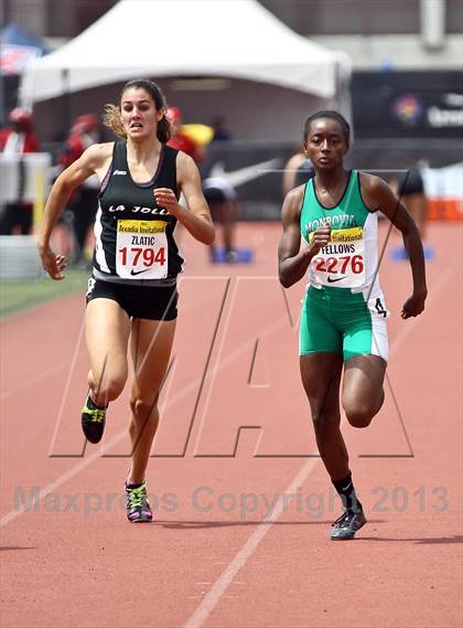 Thumbnail 1 in Arcadia Invitational (100 M Dash) photogallery.