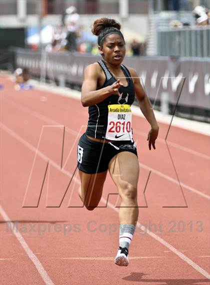 Thumbnail 2 in Arcadia Invitational (100 M Dash) photogallery.