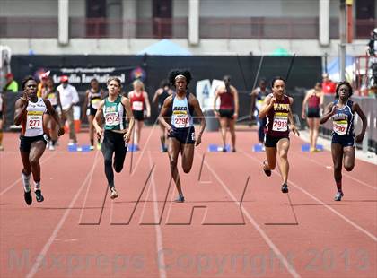 Thumbnail 1 in Arcadia Invitational (100 M Dash) photogallery.