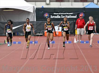 Thumbnail 3 in Arcadia Invitational (100 M Dash) photogallery.