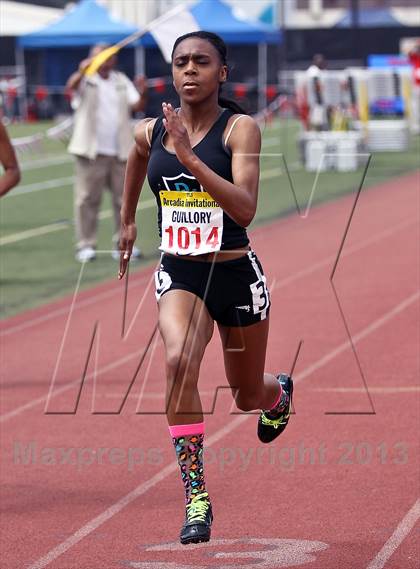 Thumbnail 3 in Arcadia Invitational (100 M Dash) photogallery.