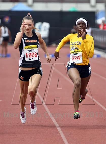 Thumbnail 2 in Arcadia Invitational (100 M Dash) photogallery.