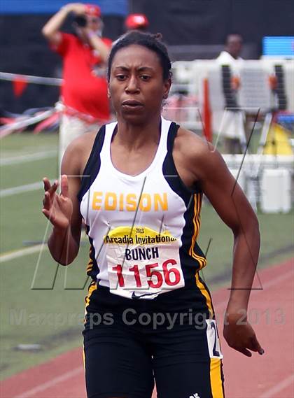 Thumbnail 3 in Arcadia Invitational (100 M Dash) photogallery.