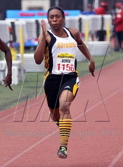 Thumbnail 1 in Arcadia Invitational (100 M Dash) photogallery.
