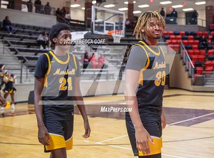 Thumbnail 2 in Fort Bend Marshall vs. Port Arthur Memorial (UIL 5A DII Regional Finals Playoff) photogallery.
