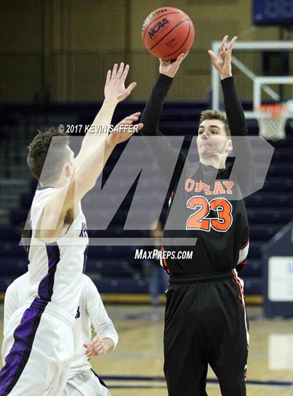 Thumbnail 1 in Ouray vs. Longmont Christian  (CHSAA 1A Consolation Semifinal) photogallery.