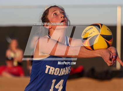 Thumbnail 3 in Valley Christian vs Flagstaff @ Casteel (AIA Division II Pairs Final) photogallery.