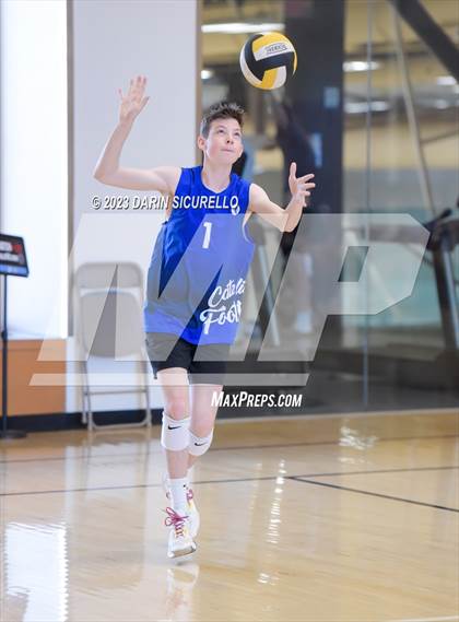Thumbnail 2 in Catalina Foothills vs. Goldwater (Epic Tourneys Volleyball Invite) photogallery.