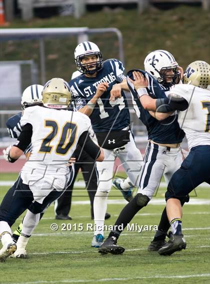 Thumbnail 3 in St. Thomas Aquinas vs. Windham (NHIAA Division 2 Final) photogallery.