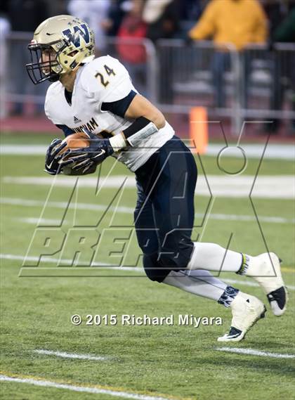 Thumbnail 3 in St. Thomas Aquinas vs. Windham (NHIAA Division 2 Final) photogallery.