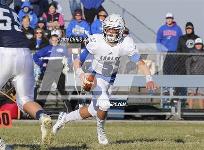 Thumbnail 3 in Columbia @ Prairie Central (IHSA 4A Round 2 Playoff)  photogallery.