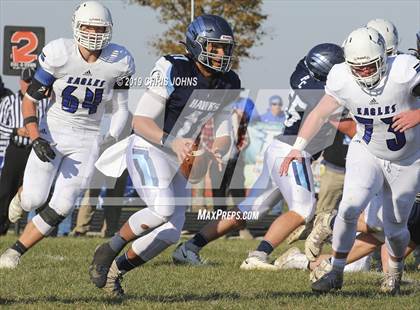 Thumbnail 1 in Columbia @ Prairie Central (IHSA 4A Round 2 Playoff)  photogallery.
