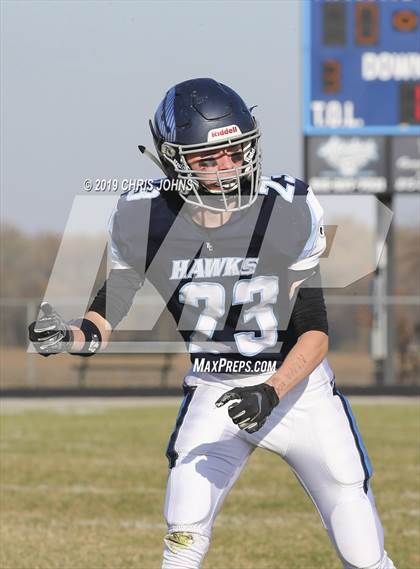 Thumbnail 2 in Columbia @ Prairie Central (IHSA 4A Round 2 Playoff)  photogallery.