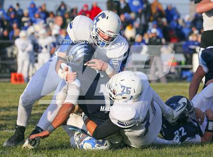 Thumbnail 3 in Columbia @ Prairie Central (IHSA 4A Round 2 Playoff)  photogallery.