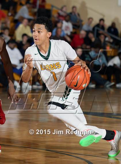 Thumbnail 3 in West Linn vs. Wesleyan Christian Academy (City of Palms Classic) photogallery.
