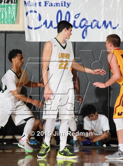 Thumbnail 2 in West Linn vs. Wesleyan Christian Academy (City of Palms Classic) photogallery.