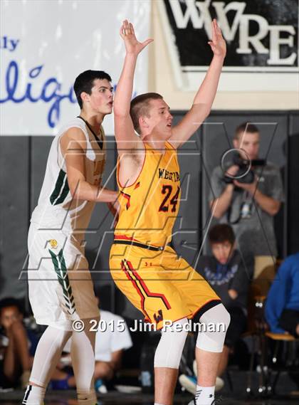 Thumbnail 3 in West Linn vs. Wesleyan Christian Academy (City of Palms Classic) photogallery.