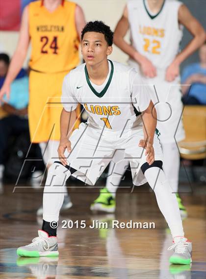 Thumbnail 3 in West Linn vs. Wesleyan Christian Academy (City of Palms Classic) photogallery.