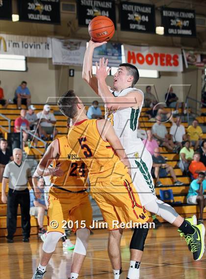 Thumbnail 1 in West Linn vs. Wesleyan Christian Academy (City of Palms Classic) photogallery.