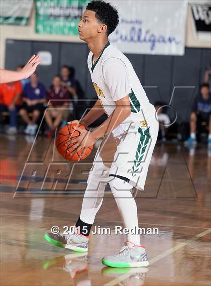 Thumbnail 2 in West Linn vs. Wesleyan Christian Academy (City of Palms Classic) photogallery.