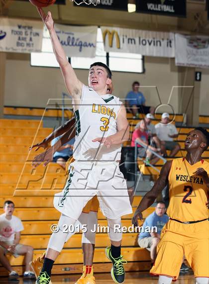 Thumbnail 2 in West Linn vs. Wesleyan Christian Academy (City of Palms Classic) photogallery.