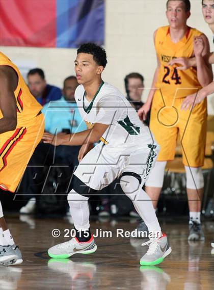 Thumbnail 1 in West Linn vs. Wesleyan Christian Academy (City of Palms Classic) photogallery.