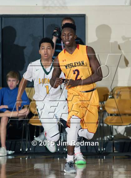 Thumbnail 3 in West Linn vs. Wesleyan Christian Academy (City of Palms Classic) photogallery.
