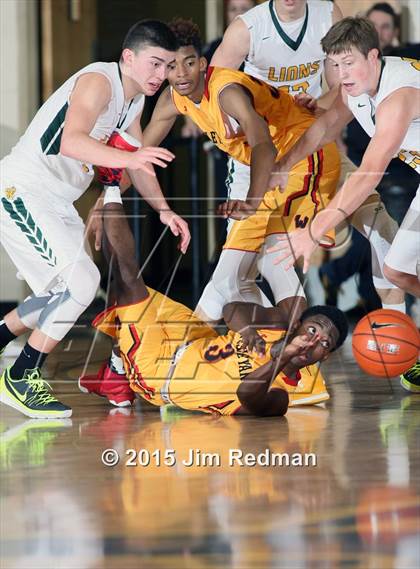 Thumbnail 2 in West Linn vs. Wesleyan Christian Academy (City of Palms Classic) photogallery.