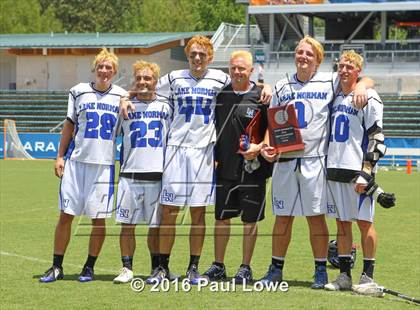 Thumbnail 1 in Cardinal Gibbons vs. Lake Norman (NCHSAA 4A Final) photogallery.