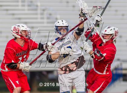 Thumbnail 1 in Madison vs Robinson (VHSL 6A North Regional Semifinal) photogallery.