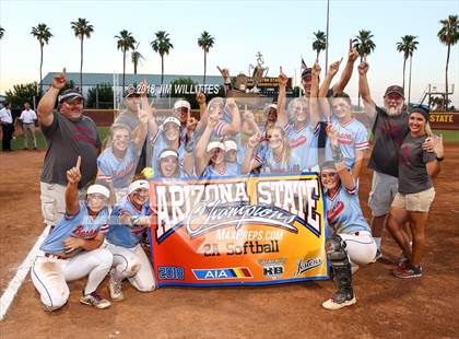 Thumbnail 2 in Camp Verde vs. Benson (AIA 2A Final Award Photos)  photogallery.