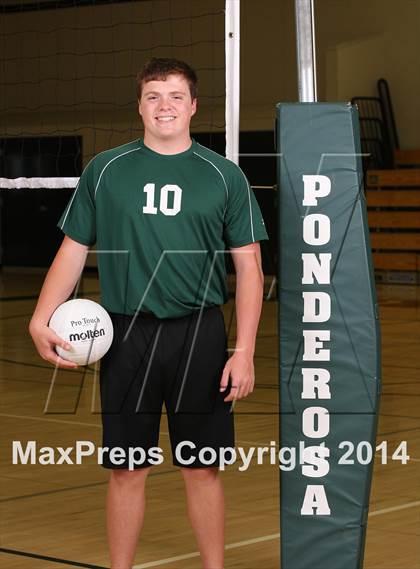 Thumbnail 1 in Ponderosa JV Boys Volleyball Team and Individual Photos photogallery.
