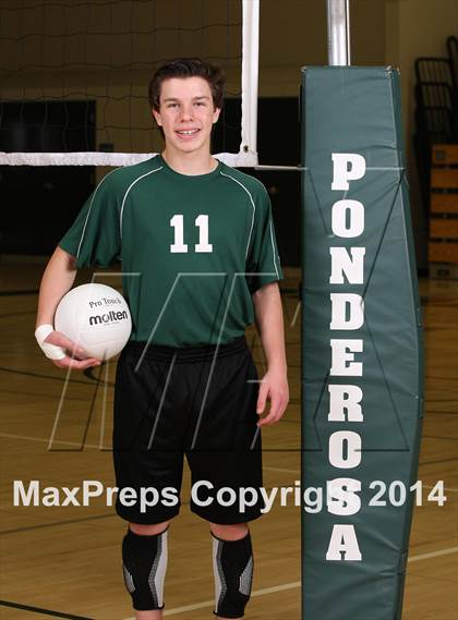 Thumbnail 1 in Ponderosa JV Boys Volleyball Team and Individual Photos photogallery.
