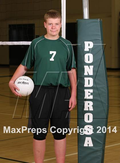 Thumbnail 3 in Ponderosa JV Boys Volleyball Team and Individual Photos photogallery.