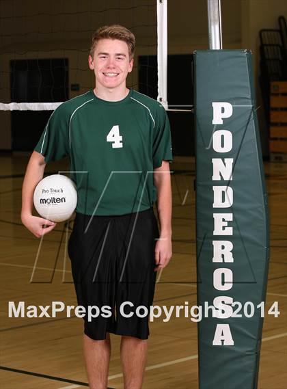 Thumbnail 3 in Ponderosa JV Boys Volleyball Team and Individual Photos photogallery.