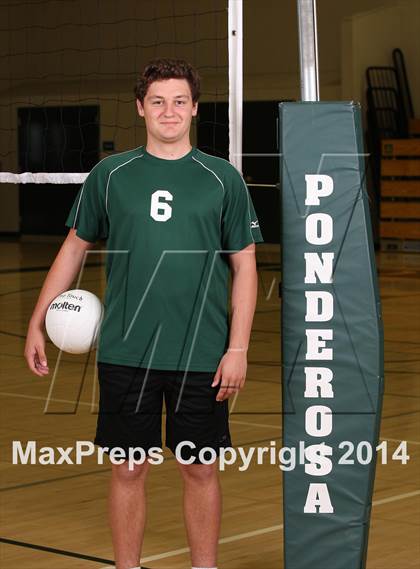 Thumbnail 2 in Ponderosa JV Boys Volleyball Team and Individual Photos photogallery.