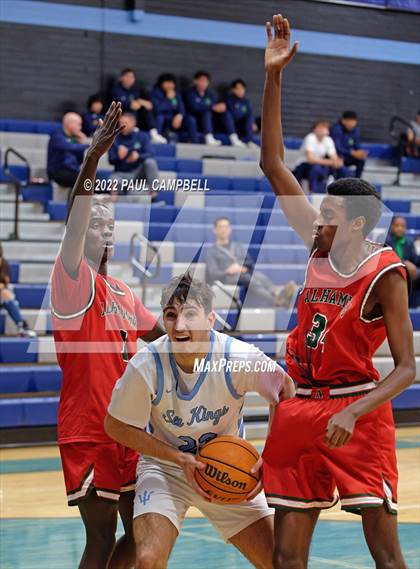 Thumbnail 1 in Corona del Mar vs Alhambra (Winter Hoops Shootout) photogallery.