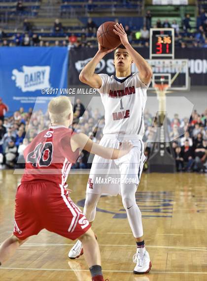 Thumbnail 3 in Nathan Hale vs. Stanwood (WIAA 3A Quarterfinal)  photogallery.