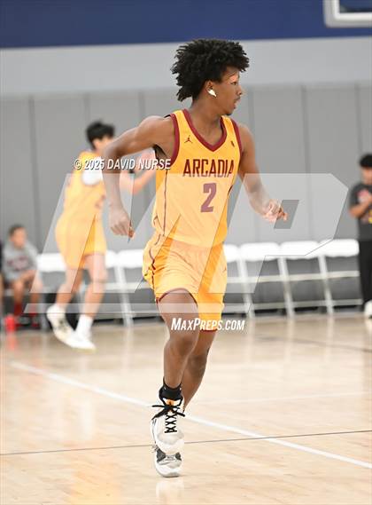 Thumbnail 2 in Oak Hills v Arcadia (SCIBCA Cali Live NCAA Viewing Tournament) photogallery.