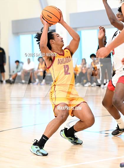 Thumbnail 1 in Oak Hills v Arcadia (SCIBCA Cali Live NCAA Viewing Tournament) photogallery.