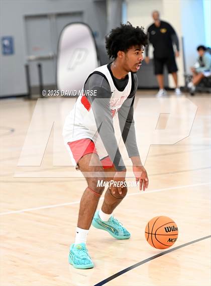 Thumbnail 1 in Oak Hills v Arcadia (SCIBCA Cali Live NCAA Viewing Tournament) photogallery.