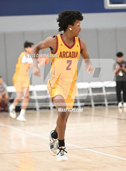 Thumbnail 3 in Oak Hills v Arcadia (SCIBCA Cali Live NCAA Viewing Tournament) photogallery.