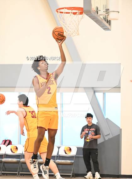Thumbnail 3 in Oak Hills v Arcadia (SCIBCA Cali Live NCAA Viewing Tournament) photogallery.