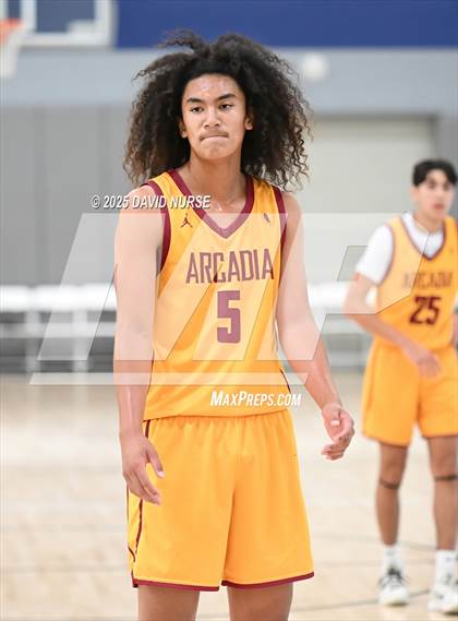 Thumbnail 2 in Oak Hills v Arcadia (SCIBCA Cali Live NCAA Viewing Tournament) photogallery.
