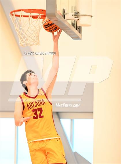 Thumbnail 1 in Oak Hills v Arcadia (SCIBCA Cali Live NCAA Viewing Tournament) photogallery.